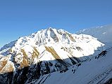 30 Point 6107 And Ridge From Gangapurna Towards Tarke Kang Glacier Dome From Trail Between Tilicho Base Camp Hotel and Tilicho Tal Lake 